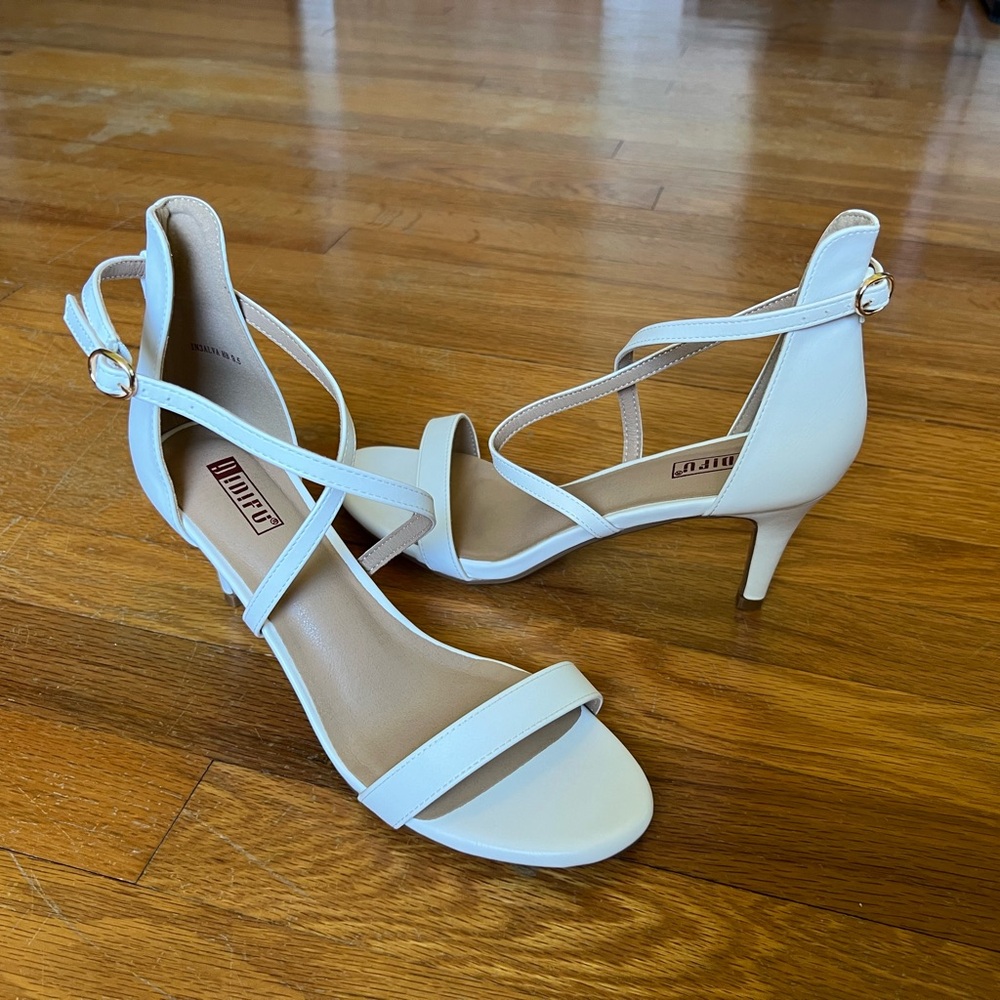 White Heels - Size 9.5
